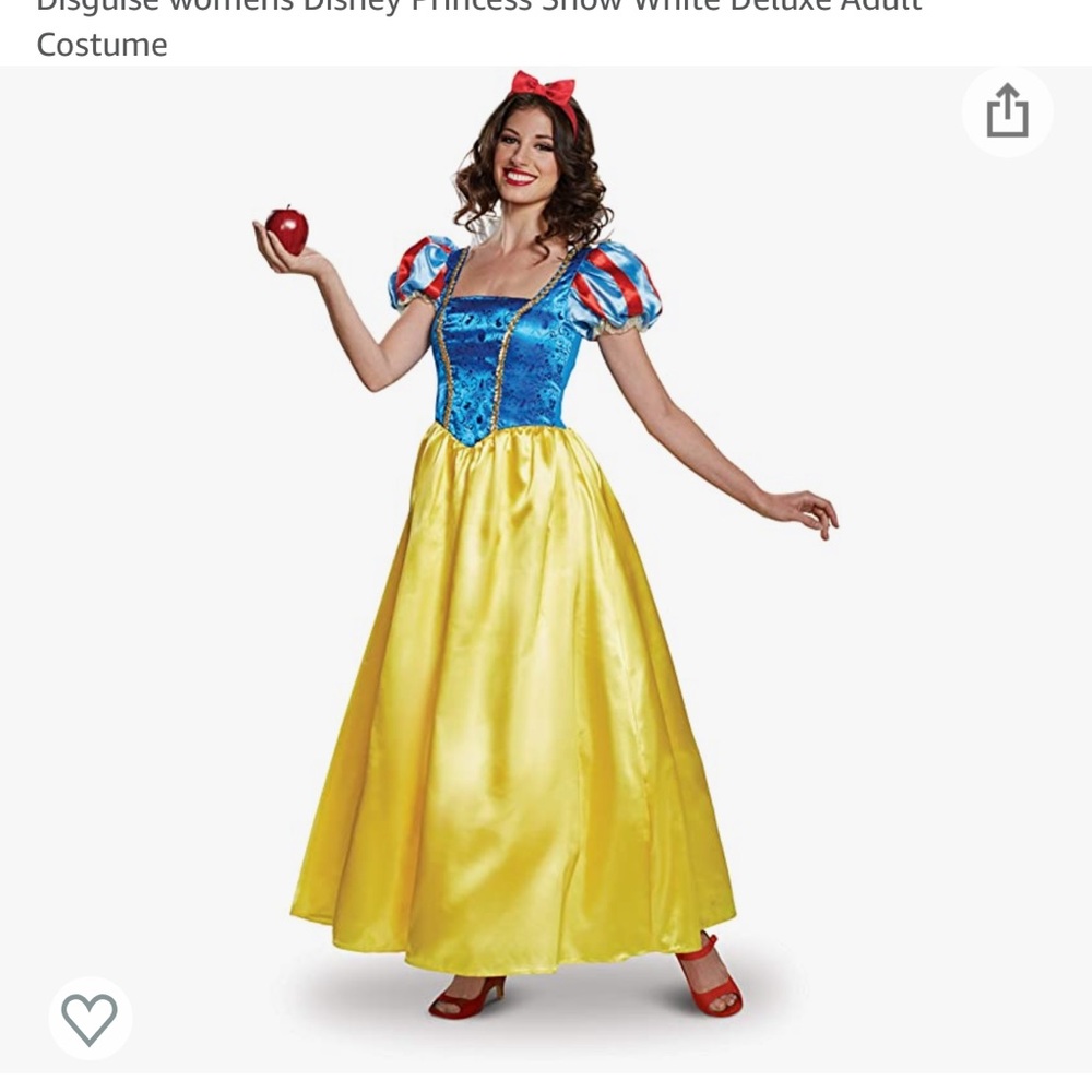 size small snow white costume